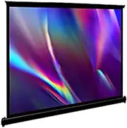 Screen 50" 4:3 Tabletop Outdoor Movie Projection Curtain Portable Projector Screen Pull Up Foldable Stand Smart Home(50 inch)