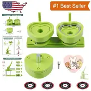 Creative Heart Button Maker Mold: Easy to Use and Perfect for Custom Badges