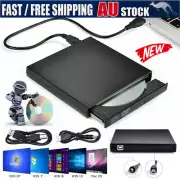 For Mac & Windows External Drive USB Portable Burner CD RW DVD ROM Reader Writer