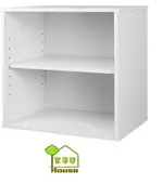 [ 家事達 ] SA-#1430: 魔術方塊開放收納櫃 (白色)X3 個 特價 空櫃 書櫃 書架