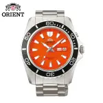 ORIENT 東方錶 FEM75001M 《水鬼系列 200M潛水機械腕錶》45MM/日本製/黑圈X橘面【第一鐘錶】