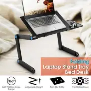 DIY Angle Adjustable Notebook laptop Desk Aluminum Table Stand Bed Mouse Tray