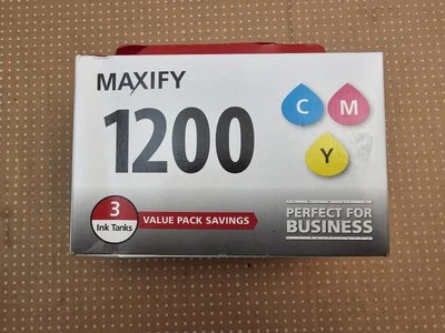 Canon PGI-1200 (9232B005) Tri-Color Ink Cartridge Value Pack