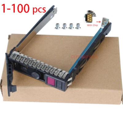 Lot HP Caddy 2.5" Proliant G10 727695-001 SATA/NVMe/SSD ML380 ML360 DL360 DL380