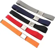 [OATIPHO] Boys and Girls Waist Band Boy Girl Waist Belts Elastic Fashion Waistband Buckles