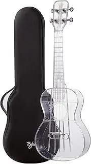 23inch Transparent Ukulele Ukelele Air-nova with Gig Bag Strings Picks Cleaning Cloth Music Book Transparent One Size