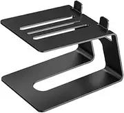 UPKOCH Desktop Speaker Stand Riser Metal Tabletop Holder Unique Design Space-saving and Speaker Support for Easy to Install and Clean
