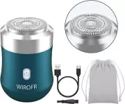 Mini Electric Shaver, Aluminum Alloy Body, Three Blade, Ultra-Thin Blade Mesh
