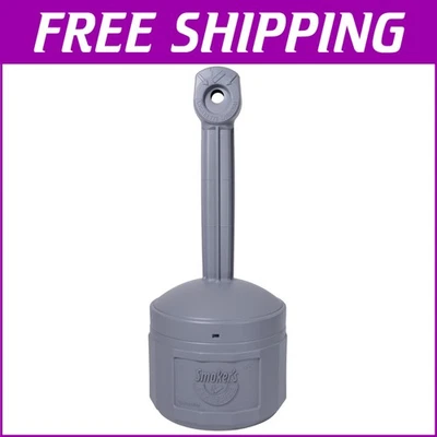 Cease-Fire 4 Gallon Smokeless Ashtray with Secure Tie-Down for Outdoor Spaces
