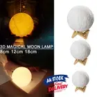 3D Moonlight Touch Sensor Magical Moon Lamp LED USB Rechargeable Night Light