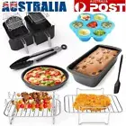 7Pcs Air Fryer Accessories Set Silicone Pizza Egg Bite Mold Stainless Steel Rack