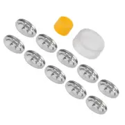 DIY Round Cloth Button Covers Kit Craft Tools 20MM Handmade Button Base