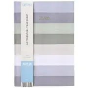 Otto A5 Day to Page FY25/26 Diary Stripes