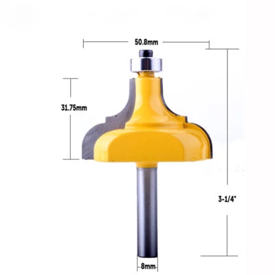 1PC 8mm Shank 1-1/4" Picture Frame Molding Router Bit