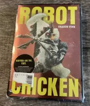 ROBOT CHICKEN: Season 5 5th Five - Seth Green - DVD never Opened Brand New