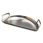 SnS Grills Mini Drip Pan - Kettle BBQ Drip Tray - Slow n Sear Drip n Griddle 18"