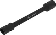 X AUTOHAUX Socket Wrench 400x53mm for Car Motorcycle Dirtbike Repair Spanner Socket Remover Chromium Black Durable Hexagon 22mm,38mm