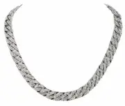 Charles Raymond Iced Hip Hop CZ Miami Cuban Link Cuban Necklace