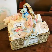 在飛比找樂天市場購物網優惠-[ 免運費]新生兒禮盒嬰兒純棉衣服套裝彌月禮盒男女寶寶