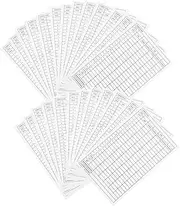 ibasenice 25Pcs Durable Golf Scorecards Coated Paper Score Record Tools Lightweight and Portable Scorecards for Outdoor Sports and Competitions