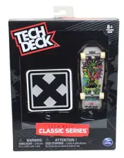 Tech Deck Classic Series H-Street Fingerboard Samurai White Art Godoy