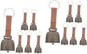 Vaguelly 2sets Craftsmanship Pet Bells Anti-Lost Bells for Cats Cattle Outdoor Activity Accessory 6pcs*2
