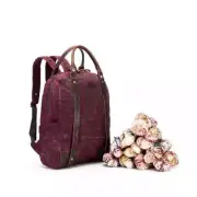 Della Q Maker's Canvas Backpack Premium Knitting & Craft Project Bag