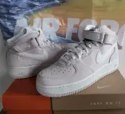 Nike Air Force 1 Mid QS Venice Retro white pink 9.5 grey beige SB dunk suede
