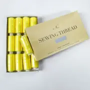 Perial Co Yellow Polyester Sewing Thread Pack of 12 for Sewing