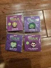 100% Soft She Hulk Marvel Enamel Emoji Pin Set Limited Edition