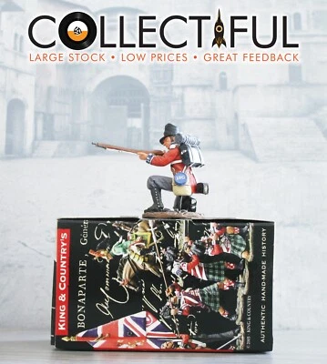 KING & COUNTRY #NA133 AGE OF NAPOLEON - BRITISH SOLDIER KNEELING FIRING - MIB2
