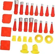 ERINGOGO 1 Set Glue Sealant Caulk Removal Tool Caulking Extension Nozzle Mini Glue Sticks Stainless Steel Caulk Tool Caulk Tips Glue Sticks for Craft Glue Caulking Nozzle Plastic