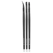 ELF COSMETICS DEFINED EYES 3 BRUSH SET | PRO MUA MAKE UP QUALITY EYELINER BRUSH