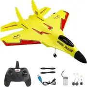 2.4GHZ Remote Control Airplanes, Easy to Fly Yellow RC Airplane, Epp Foam Airplane with Self Balancing Gyroscope for Beginners