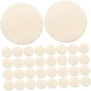 36pcs Natural Loofah Face Scrubbers Exfoliating Pads for Face Cleansing Facial Loofah Pad Set Gentle Skin Scrubbing