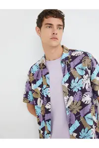 在飛比找ZALORA購物網優惠-Summer Shirt with a Floral Pri