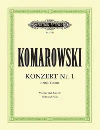 在飛比找樂天市場購物網優惠-【學興書局】Komarovsky E小調第一小提琴協奏曲 小