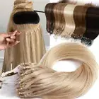 Microbead Micro Loop Ring Russian Remy Real Human Hair Extensions Cold-Fusion