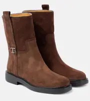 [Tod's] Tod's Suede ankle boots AU 10 brown