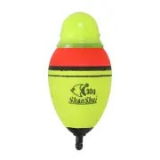 1oz Lighted Fishing Slip Bobber EVA Green Red LED Fishing Float Yellow