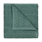 Chevron Cotton Hand Towel - Cypress