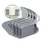 Open Corner Bed Sheet Holder with Lock Strips, Heavy Duty Bedsheet Clips with...