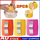 2PCS Egg Cracker Separator Handheld Egg Openers Breaker Kitchen Gadget Tools AU