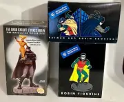 WB Studio Store Batman & Robin Bookends/Robin Statue/Dark Knight Statue NEW