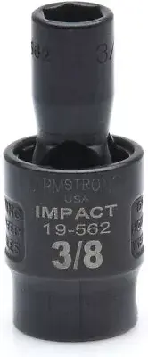 Armstrong 19-564 - 7/16" - 3/8 Dr 6 PT Maxx Impact Universal Socket USA
