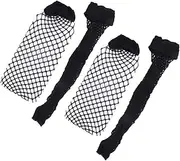 [COLLBATH] Comfortable Breathable Women's Ankle Socks Fishnet Stocking Socks for Girls Net