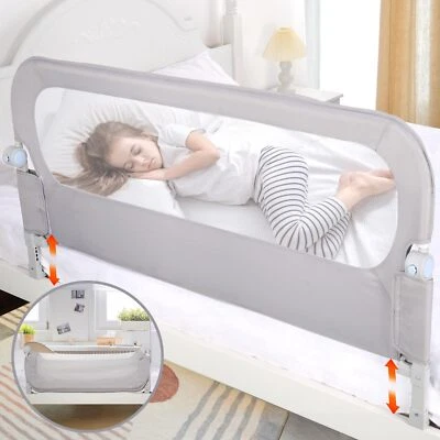 Baby Bed Rail Guard for Toddlers - 47" Toddler Bed Side Rails for Twi...