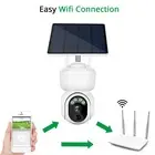Solar Security Camera Outdoor 1080P Full High Definition Wireless Solar Bat