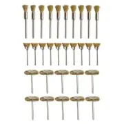 Brass Wire Drill Bit Cleaning Brush Hand Drill Brushes Rotary Tools Rust Removal