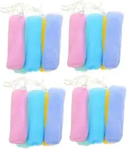 SOESFOUFU 20pcs for Bar Soap Foaming Nets Soap Saver Bath Accessory Wall Hanging Gentle Facial Cleansing